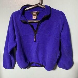 Vintage REI kids Fleece 3/4 Zip Jacket M (8/10)